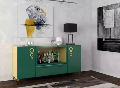 Sideboard Luxury new Green Console Sideboards Modern Living room Chests of drawers Wood